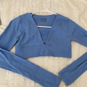 Garage crop top long sleeve